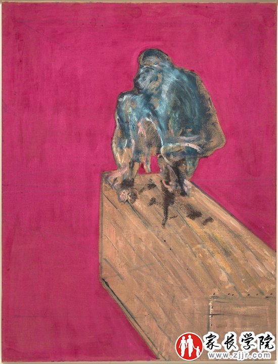 《黑猩猩研究》(Study for Chimpanzee), 1957 弗朗西斯·培根